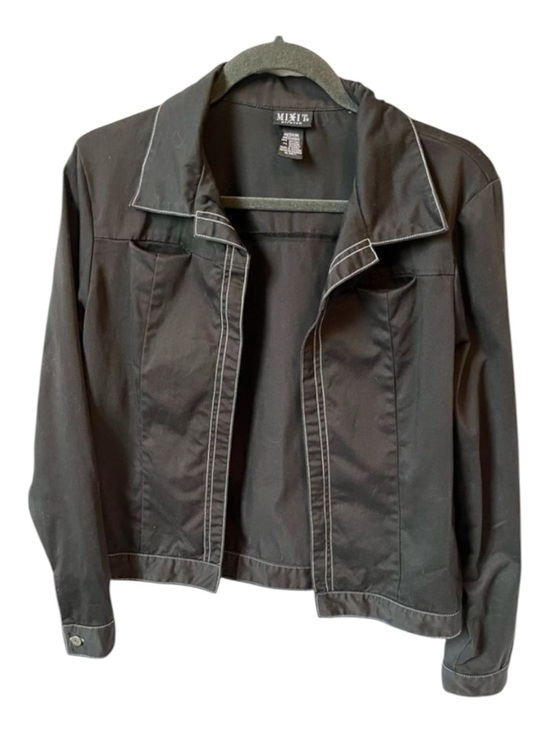 Mix It Jackets & Blazers - Mix It Black Blazer Jacket Open Front Career Chic Medium